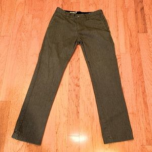 Volcom Corpo Clasd Gray Front Pocket Chinos Size 30